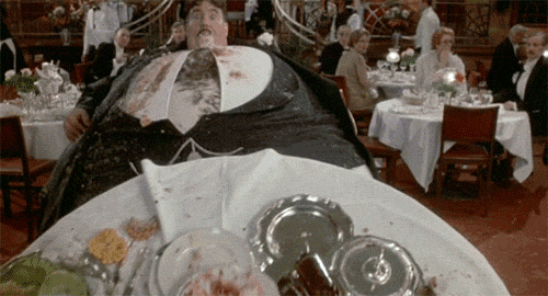 Fat man exploding
