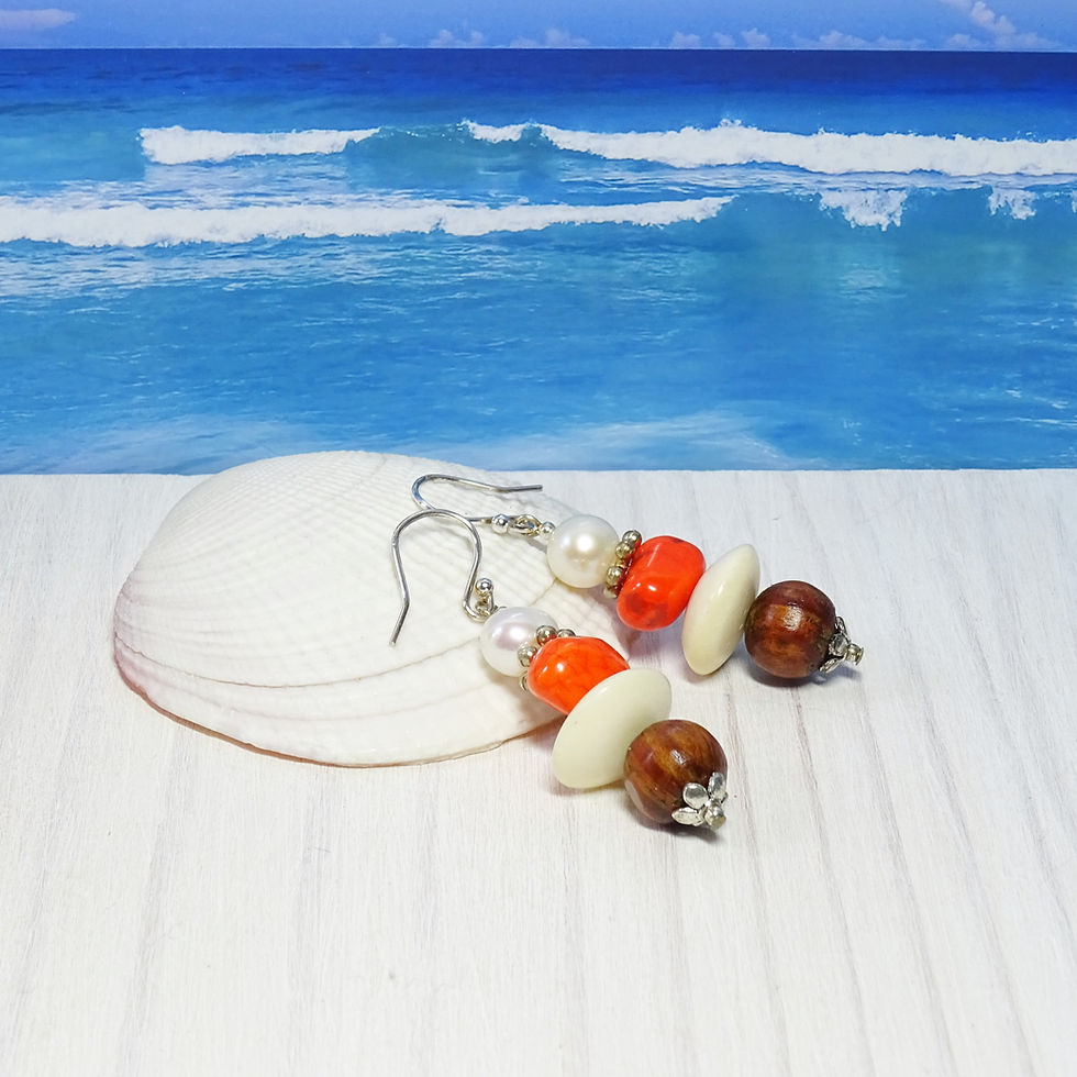 Thumbnail: High Tide earrings, beachy earrings