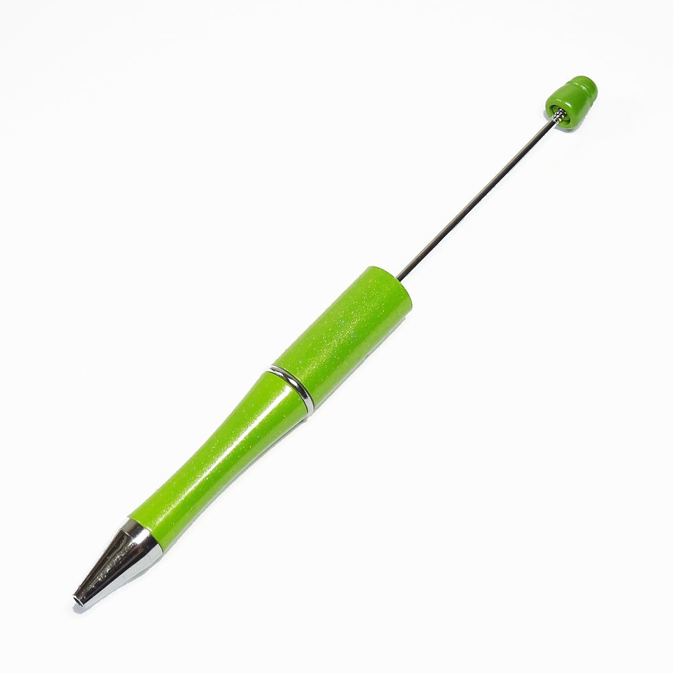Thumbnail: beadable ballpoint pens in various colours, make your own beaded pen