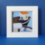 Newlyn Trawlers art print by Joyce Ringrose, Trawler art