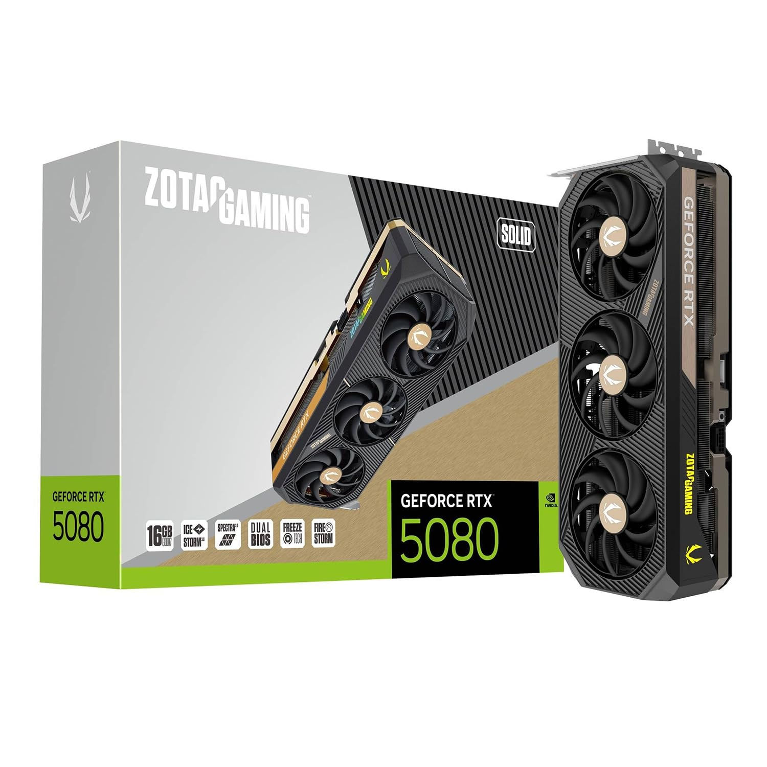 ZOTAC GAMING GeForce RTX 5080 SOLID 16GB GDDR7
