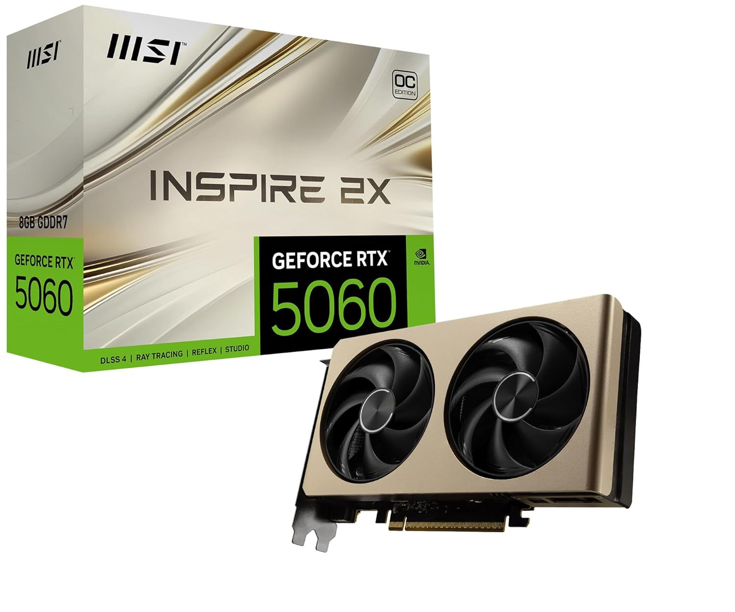 MSI GeForce RTX 5060 8GB INSPIRE 2X