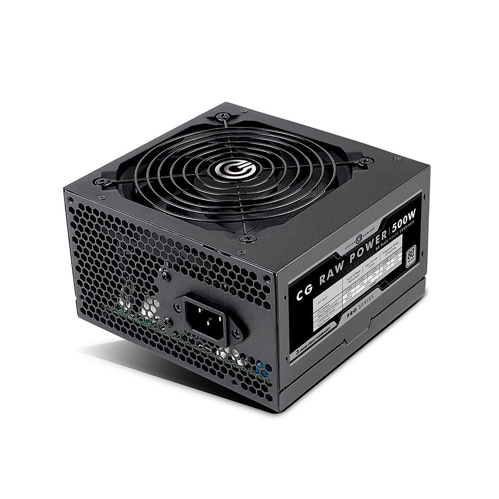 Thumbnail: Circle CG Rawpower Pro 500W ATX 80 Plus Non-Modular Power Supply