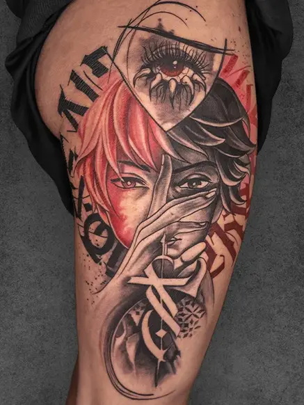 anime tattoo