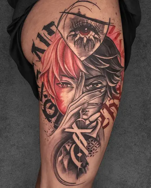 anime tattoo