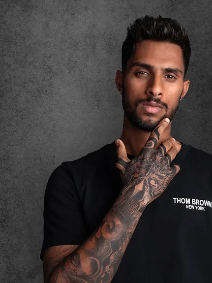 Tilak Verma's Tattoo