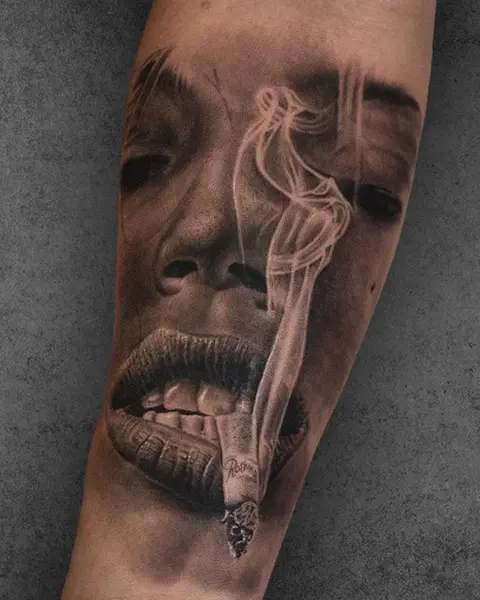 realism portrait tattoo