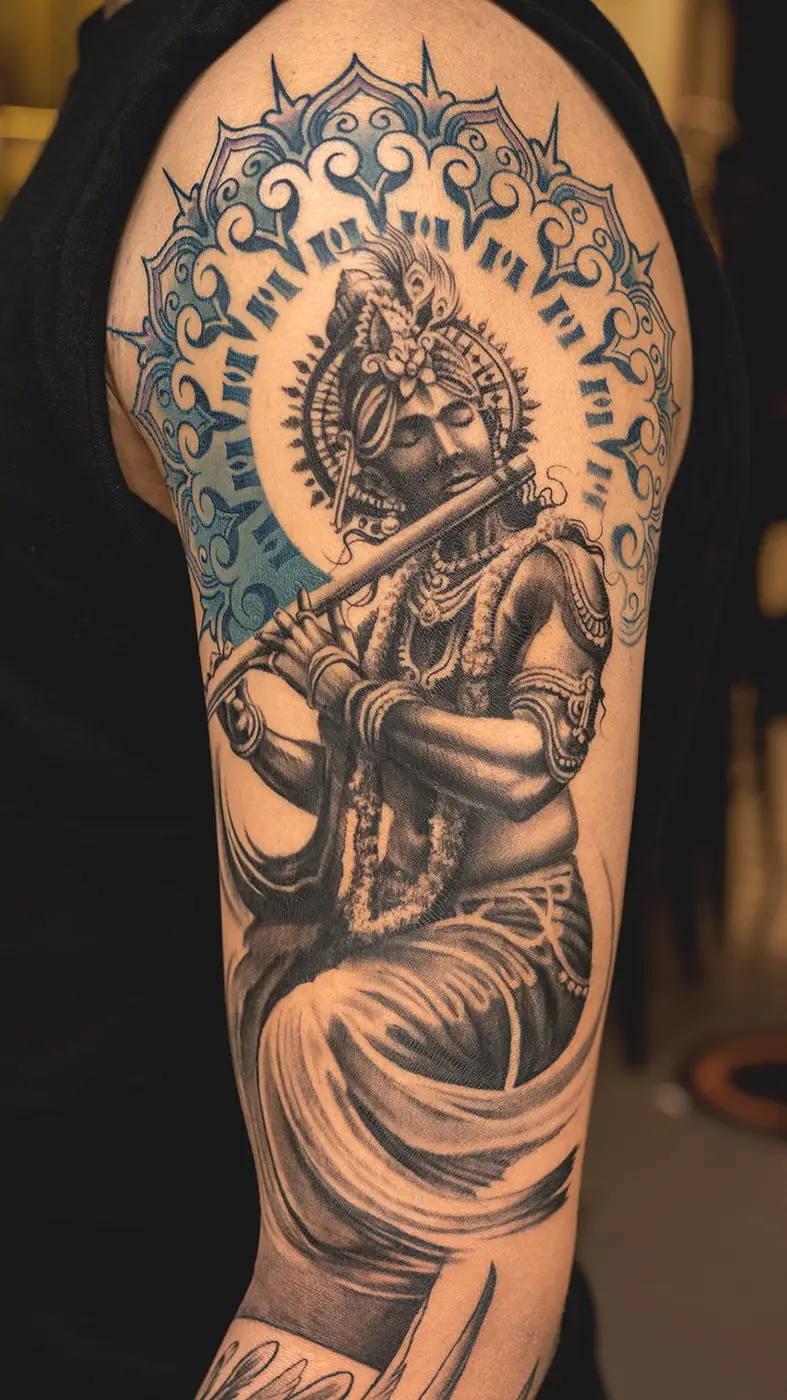 Krishna Flute Tattoo.webp