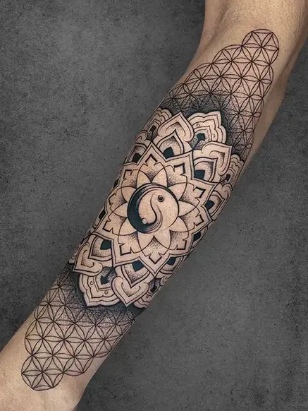 unique geometric tattoos