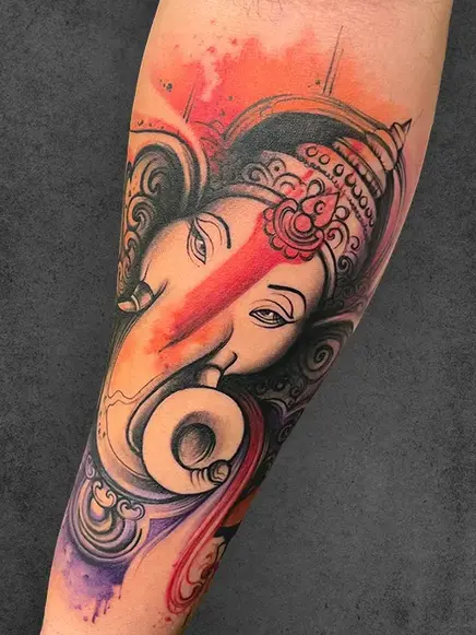 lord ganesha tattoo