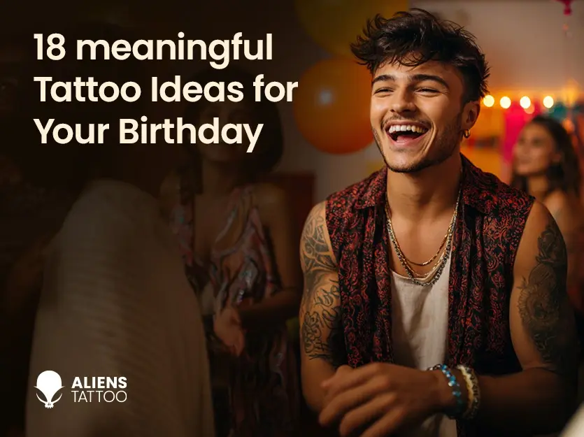 Birthday tattoo story banner - Aliens Tattoo