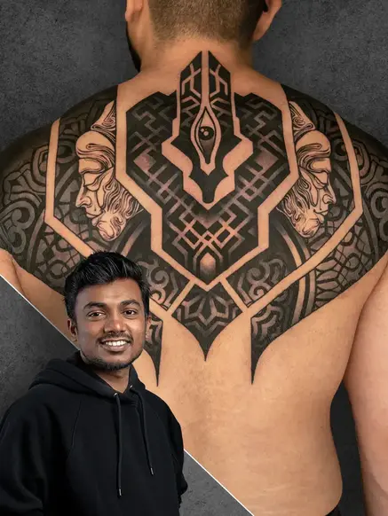 Devendra palav, tattoo artist in india