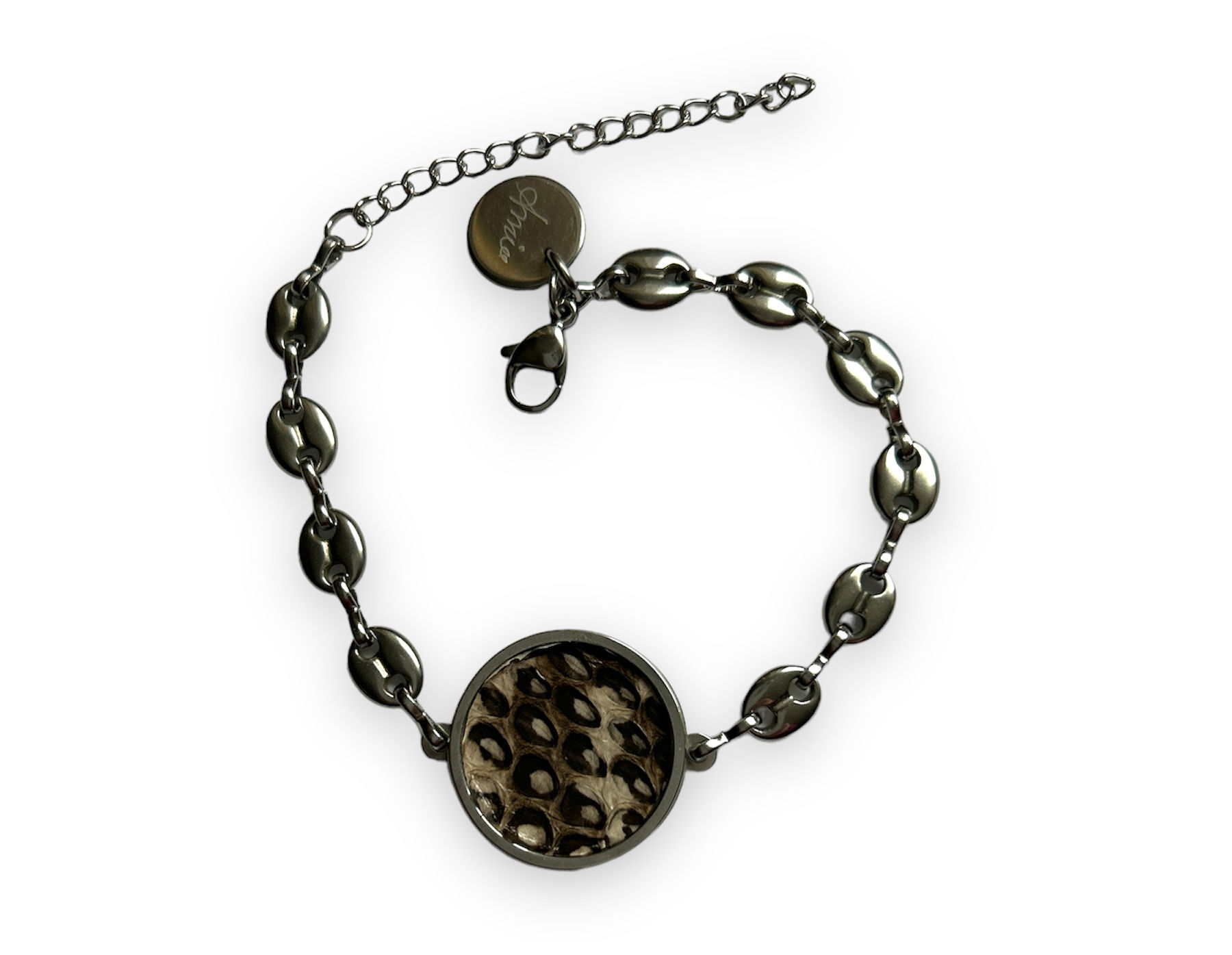 Bracelet Chain Link - Black/White
