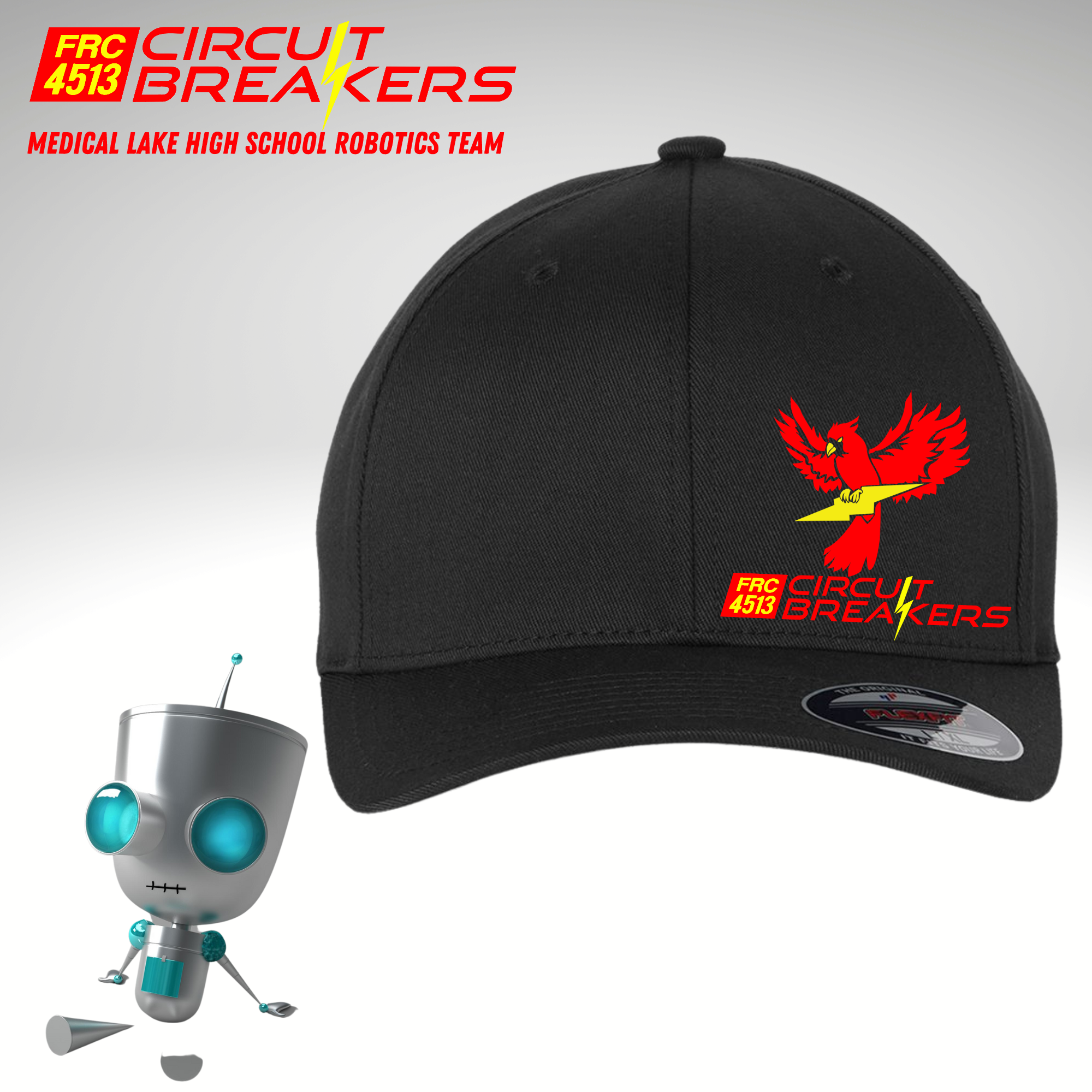 MLHS Robotics FLEXFIT hat