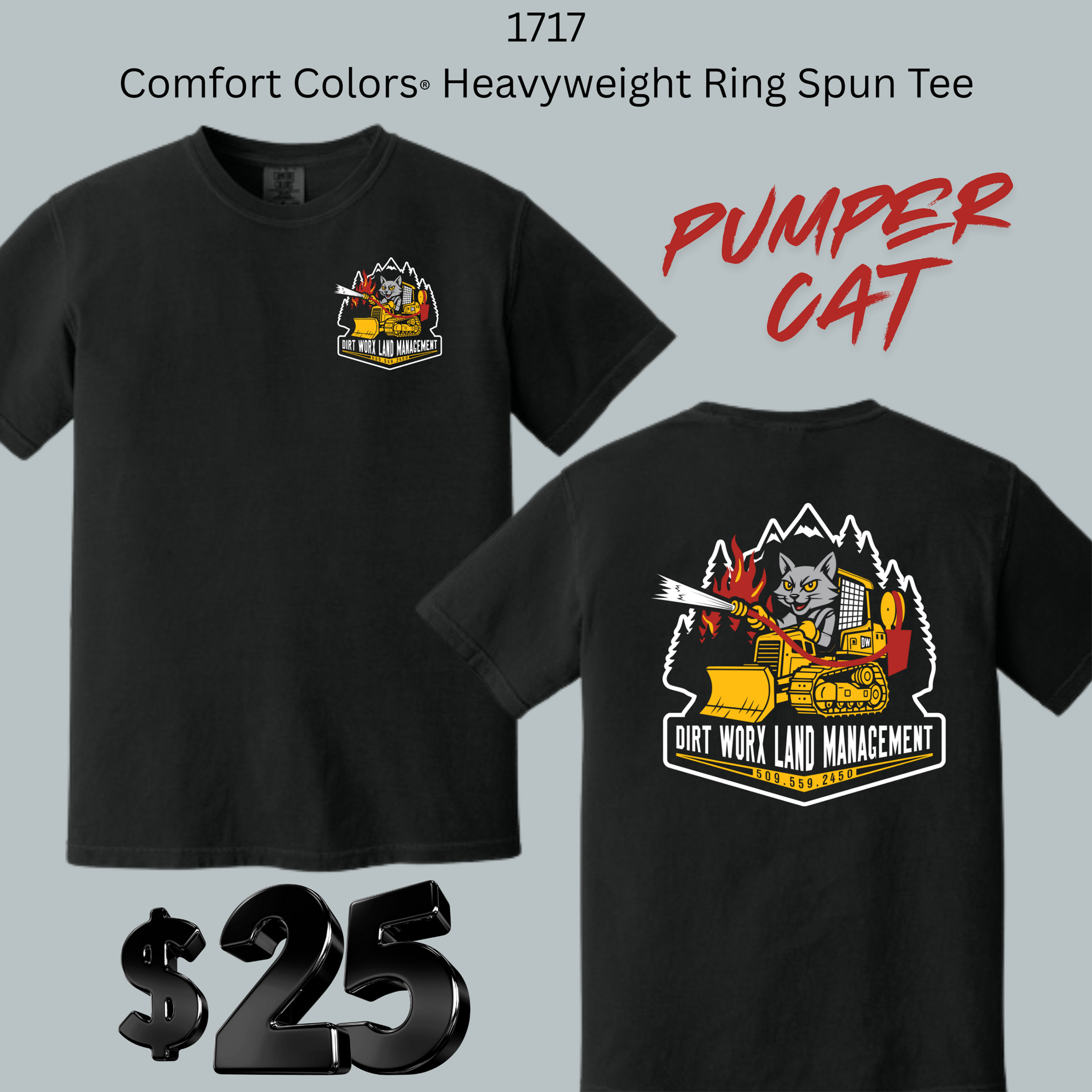 Dirt Worx - The Pumper Cat Tee