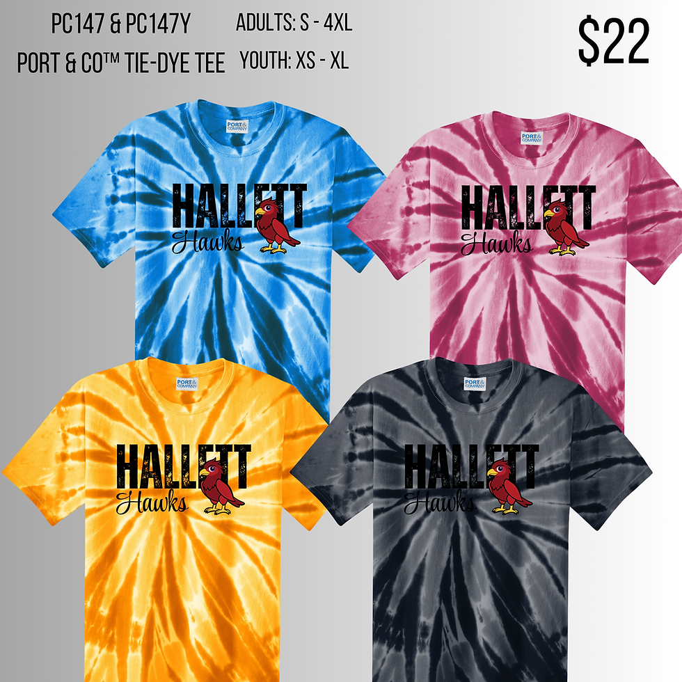 Thumbnail: Hallett Hawks Youth & Adult Tee