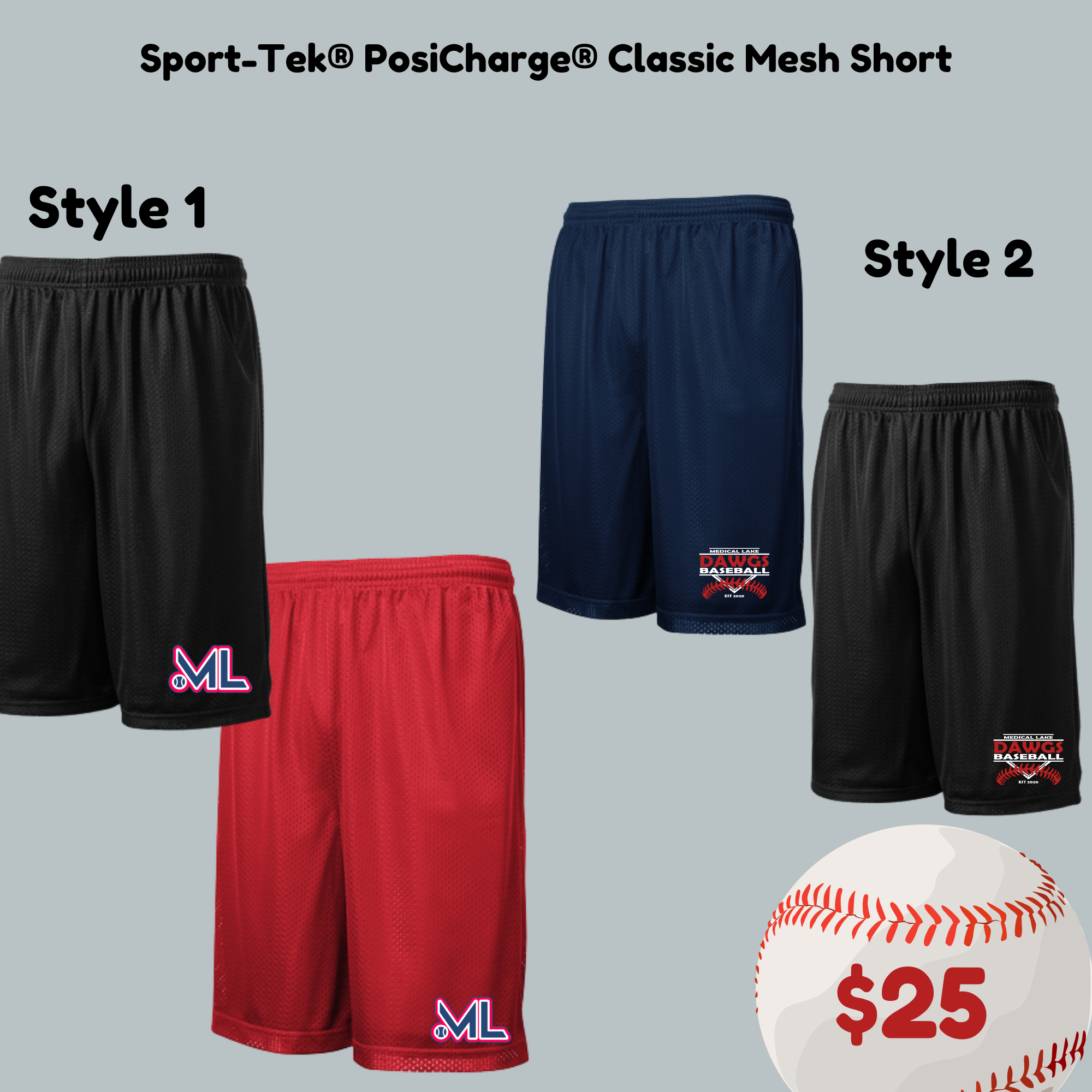 Dirt Dawgs Mesh Short