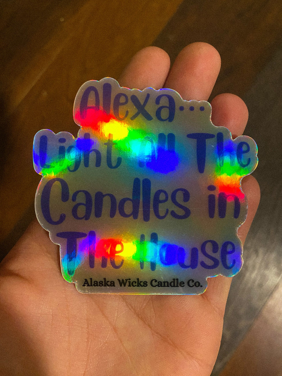 Alexa - Holographic Sticker