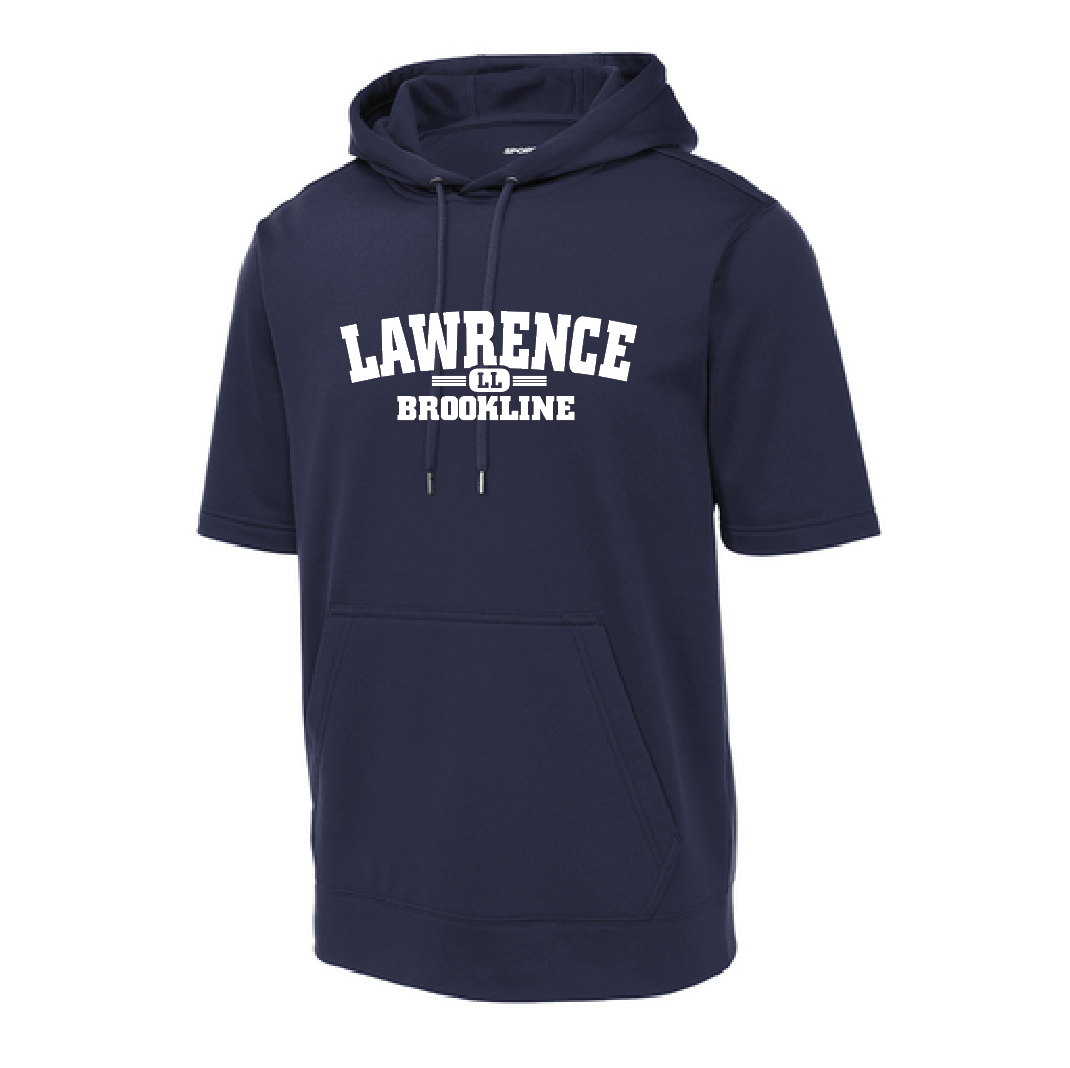 Lawrence Sport-Wick Fleece Short Sleeve Hooded Pullover