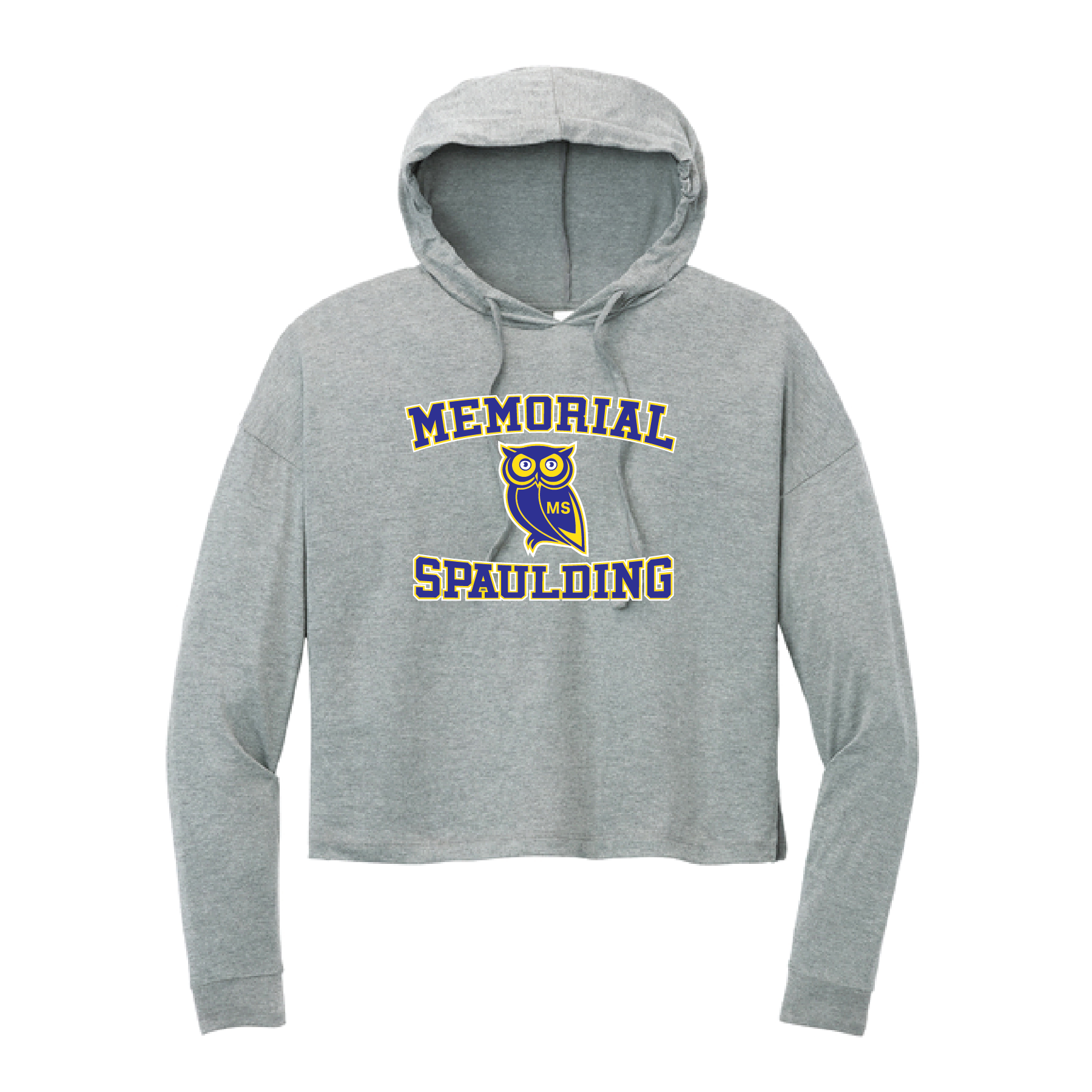 MS Women’s Cut Modest Crop Long Sleeve Shirt w/Hood