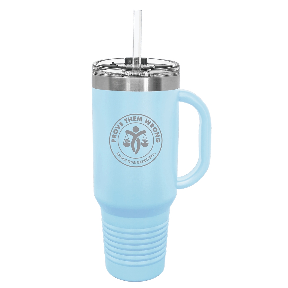 Thumbnail: PTW 40 oz. Travel Mug with Handle, Straw Included
