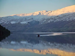 Boating on Lake Wakatipu