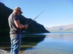 Fishing out the front of Lake's End