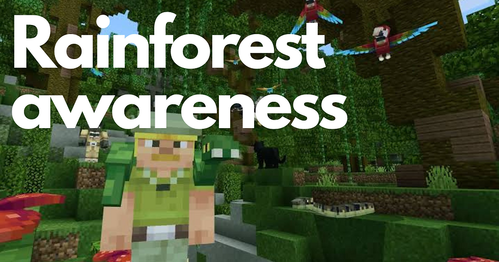 Raise awareness in protecting our forest