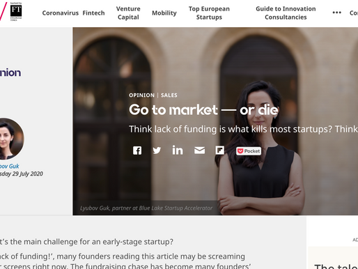 'Go to market — or die', by Lyubov Guk for Sifted