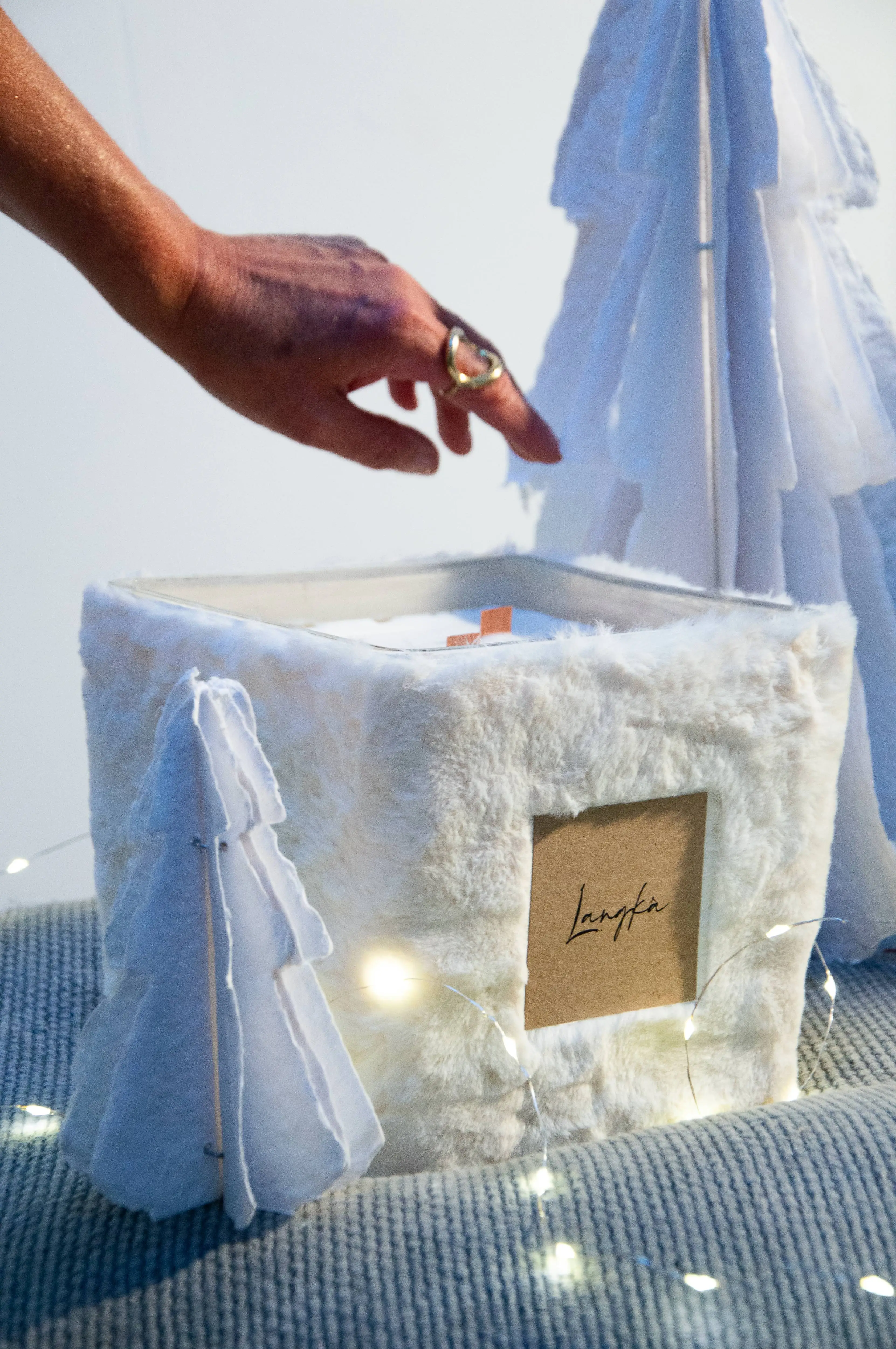 bougie hivernale ours polaire Langkâ Bougies