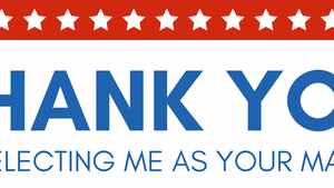 Thank You for Electing Me as Your Mayor.
