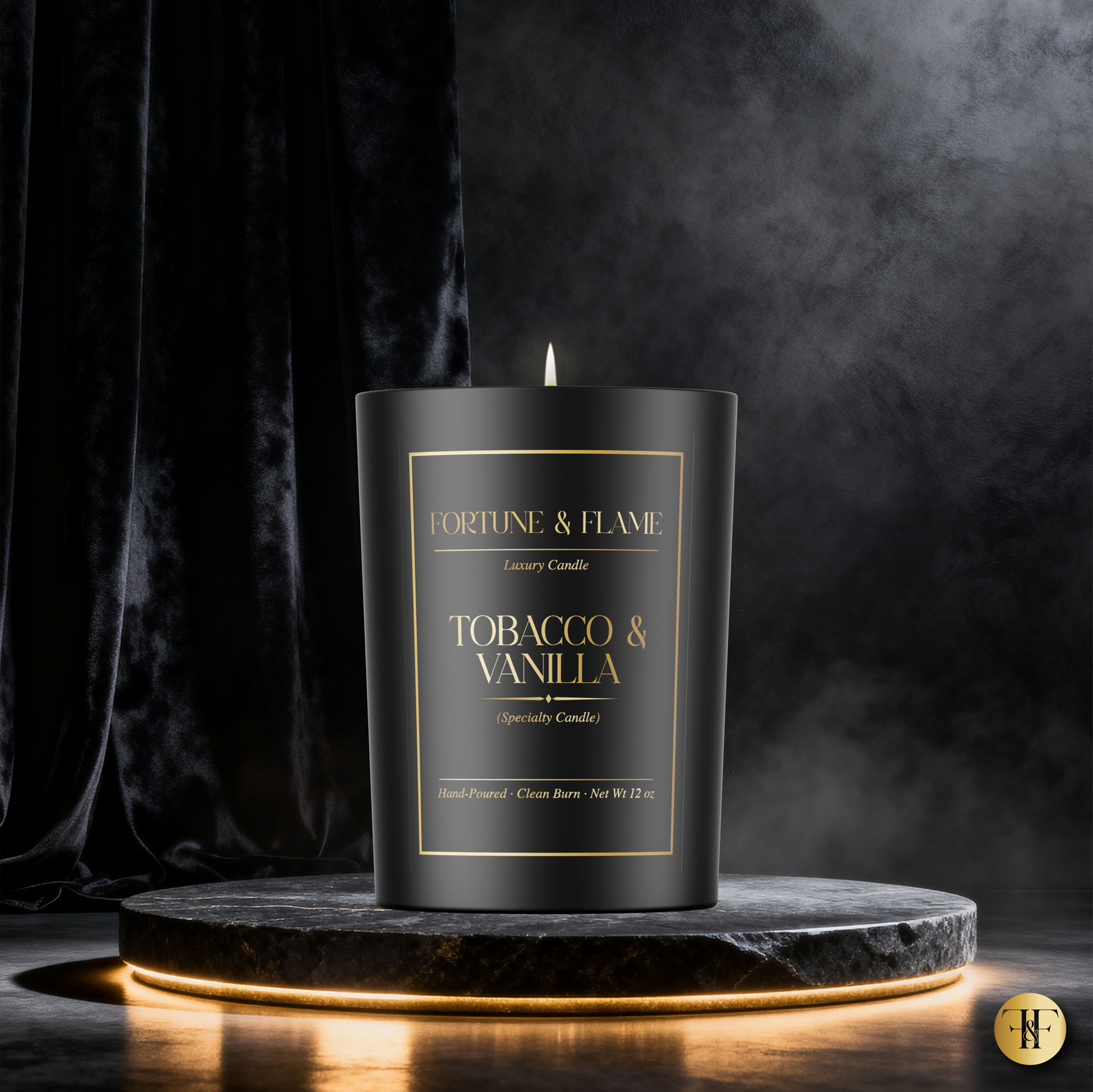 Tobacco & Vanilla Luxury Candle