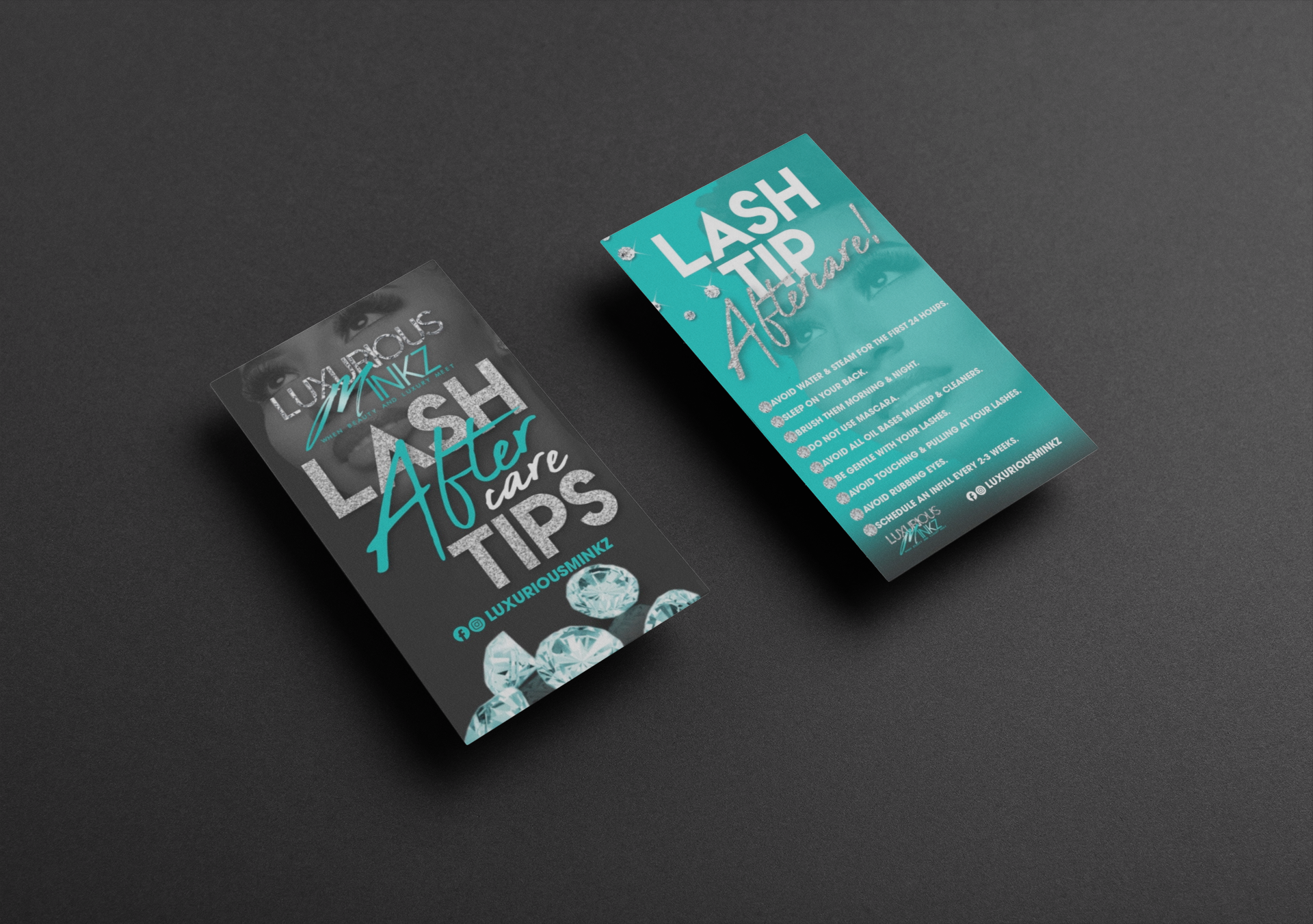 Lash Tip Cards