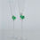 Thumbnail: Set of 5 large flutes with green detail
