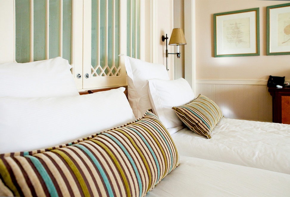 Habitación de hotel acogedora