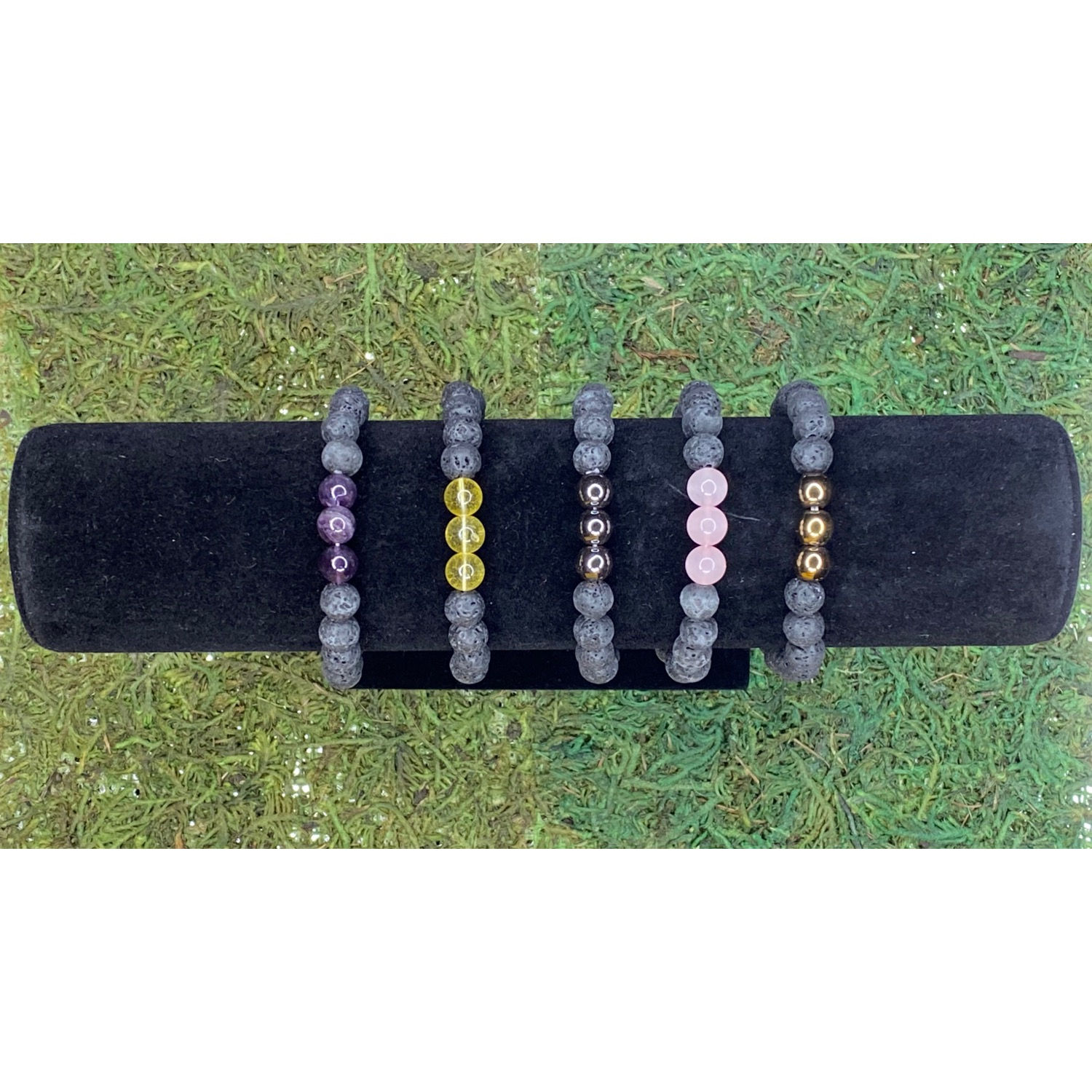 Crystal Lava Bracelets 