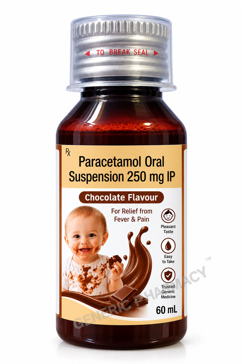 PARCETAMOL 250 MG ORAL SUSP. 60ML