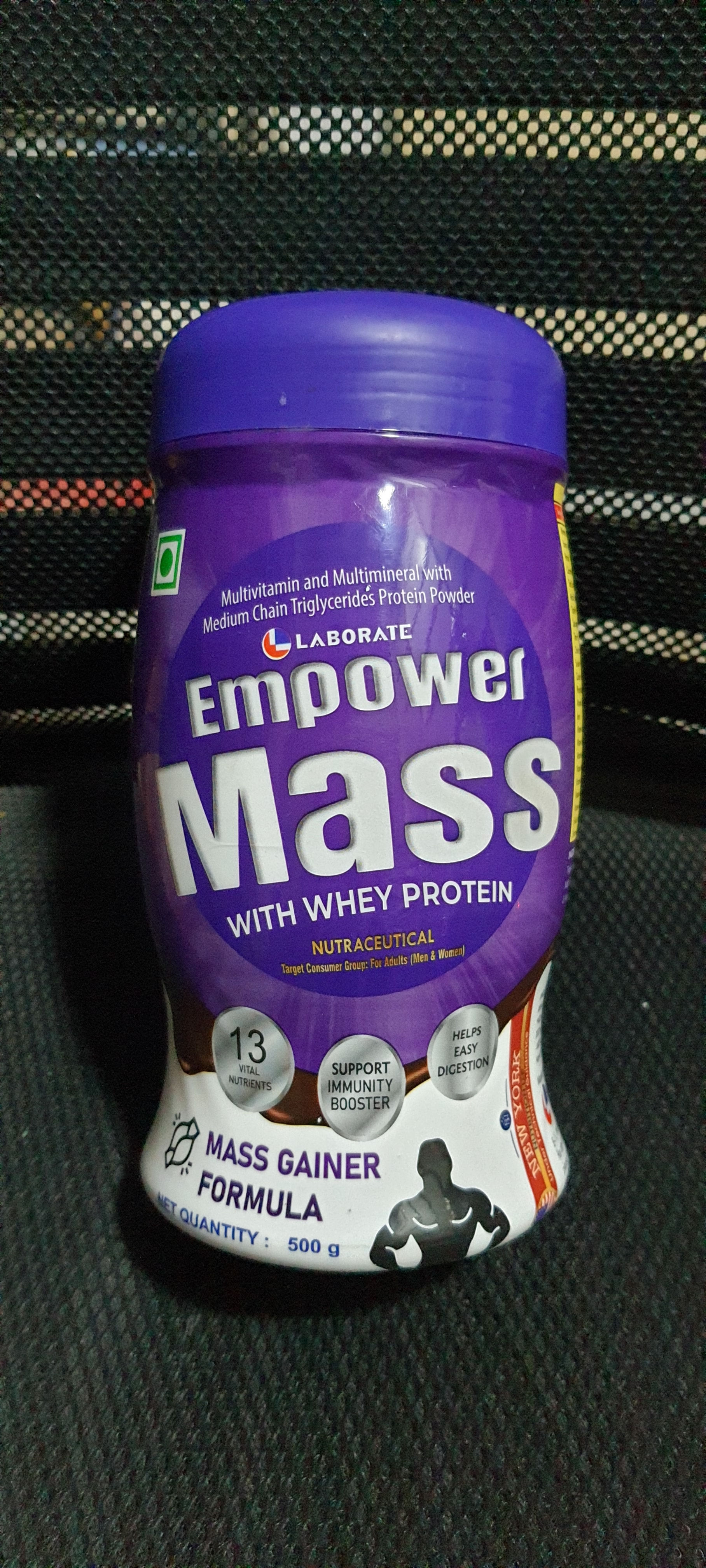 Empower Mass With Whey Protein, 500gm
