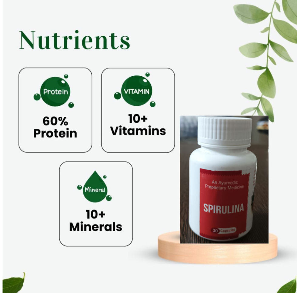 Thumbnail: SPIRULINA 500 MG, 30 CAPSULES
