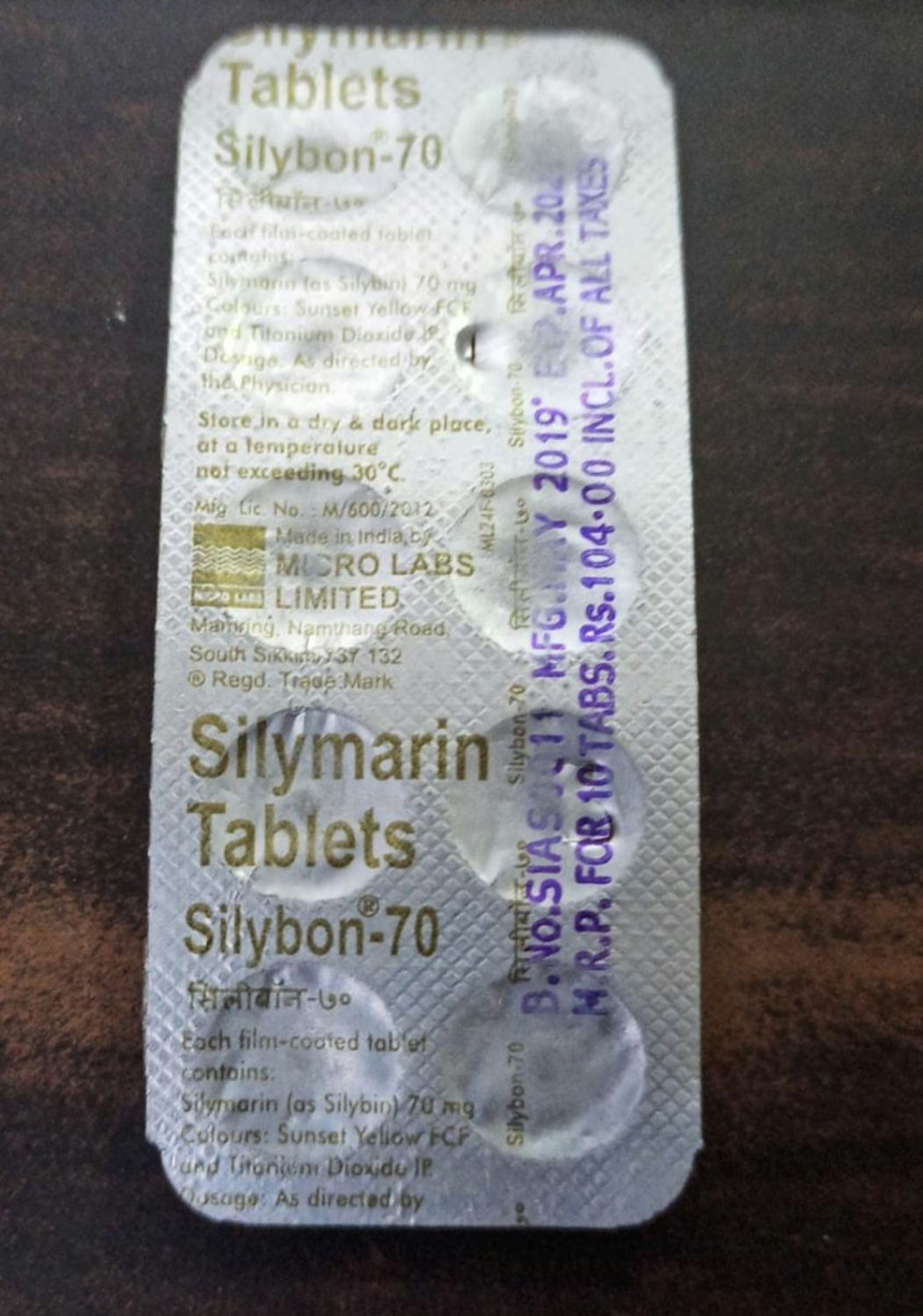 Silymarin 70mg