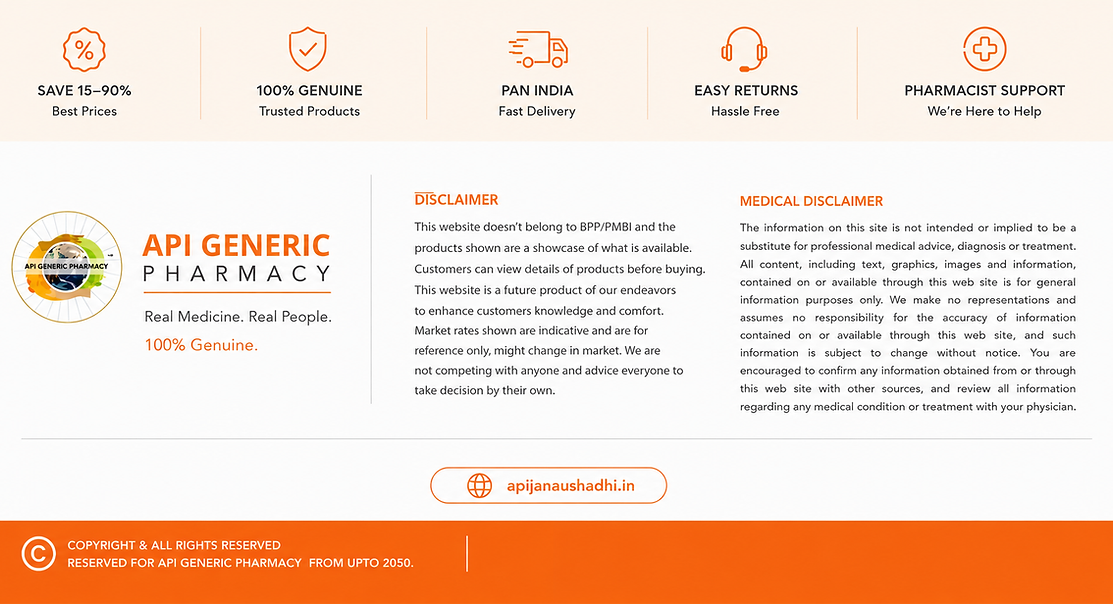 APIGENERICPHARMACY DETAILS