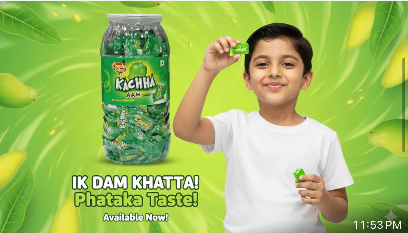 CANDIES , KACHHA AAM , 160 candies