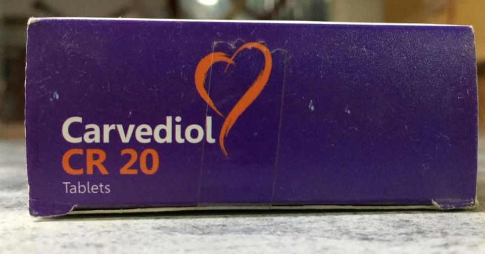 Like Carca CR 20 Mg, Carvedilol tablets , 10s