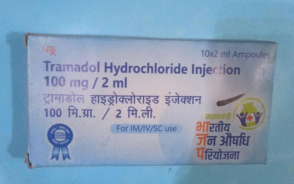 Tramadol Hcl injection 100mg/2ml