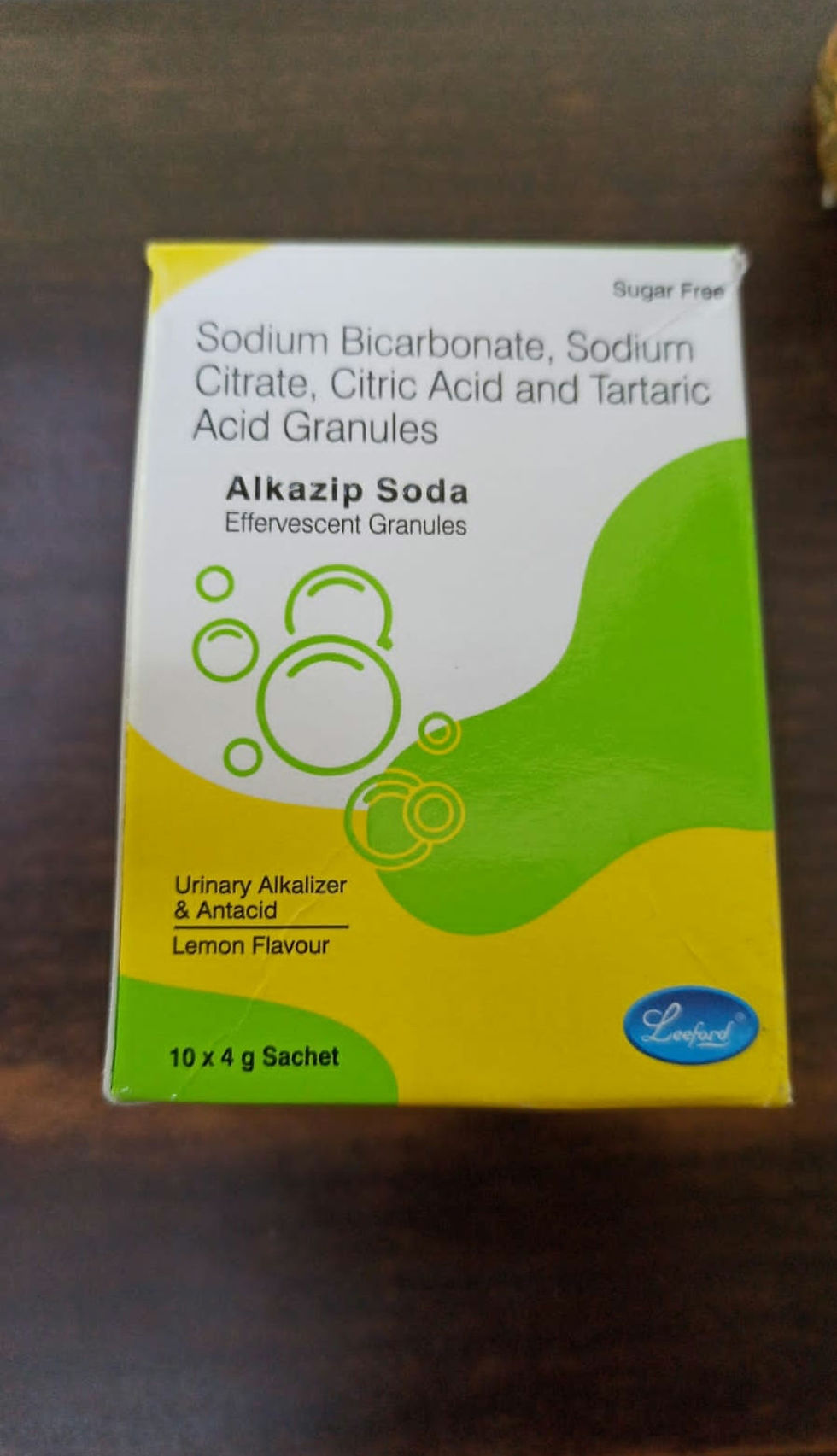Like Citra soda,Alkazip Soda,sachet,4gm,for urinary infections and stone crusher