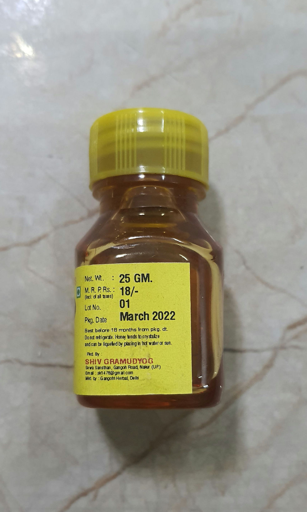 Thumbnail: GANGOTRI HERBALS HONEY, 25 Gms