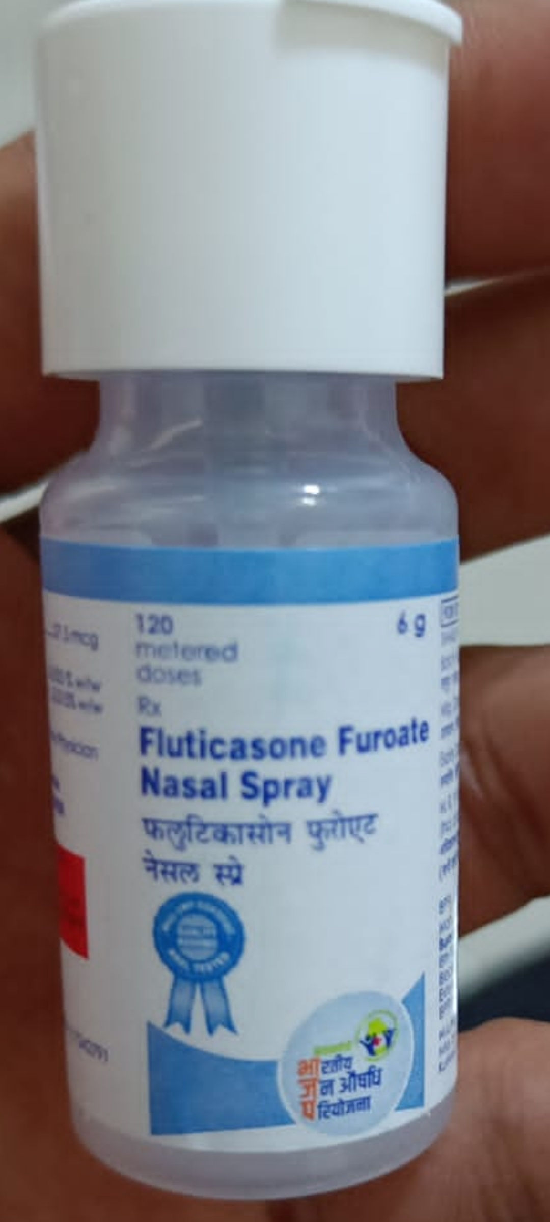 Fluticasone nasal spray,27.5 mcg  , 120 metric doses