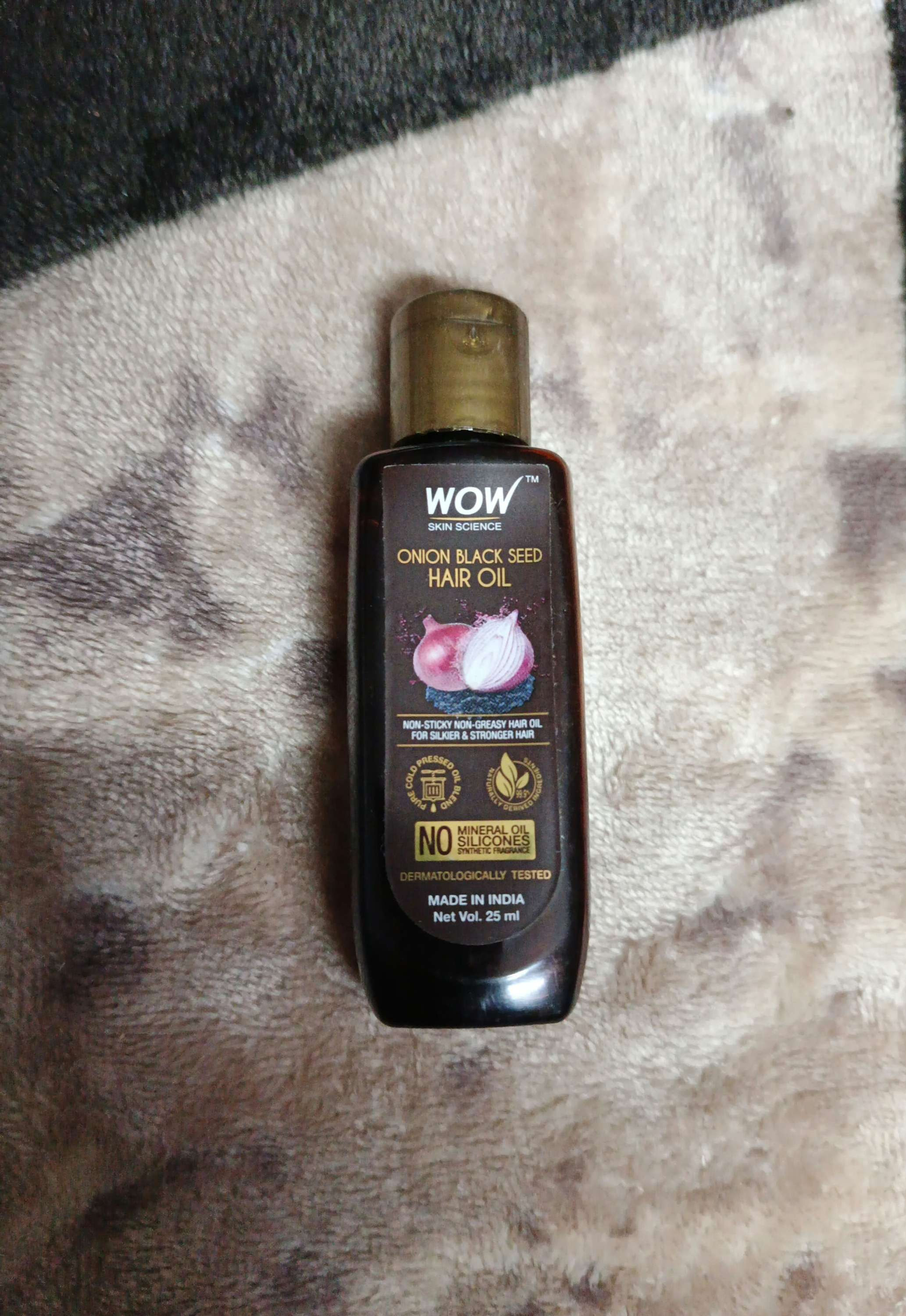 WOW Onion Black Seed Hair Oil, 25 ml