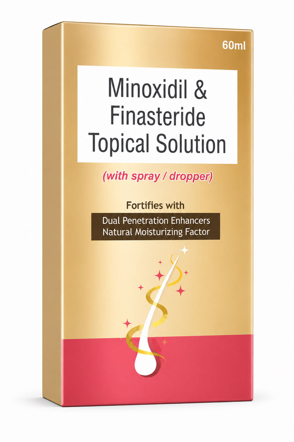Minoxidil and Finastride har gain lotion, 60 ml
