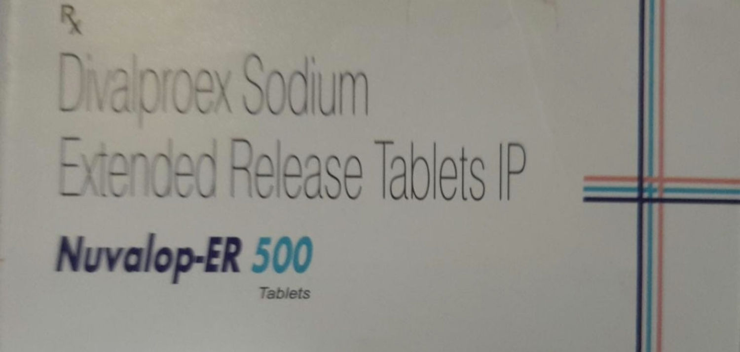 Divalproex 500 mg tablets, ER, 10s